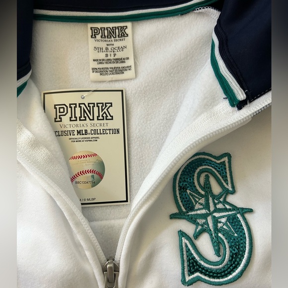 BNWT VS PINK MLB SEATTLE MARINERS JACKET, Size S - Picture 3 of 7